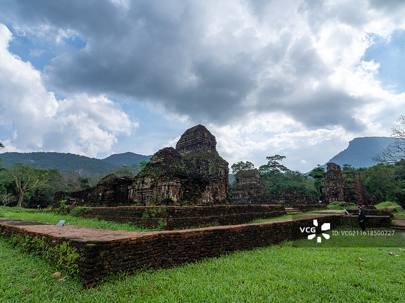 世界文化遗产越南岘港美山圣地风光图片素材