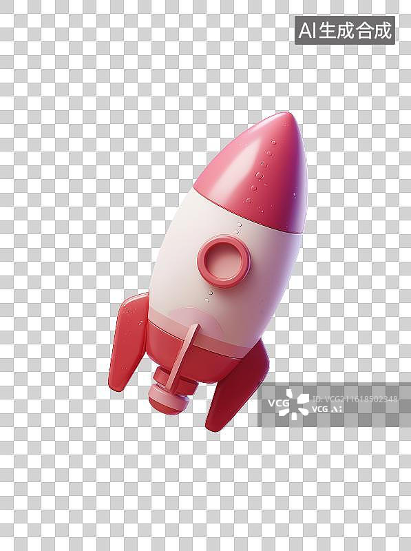 【AI数字艺术】免扣元素火箭图标图片素材