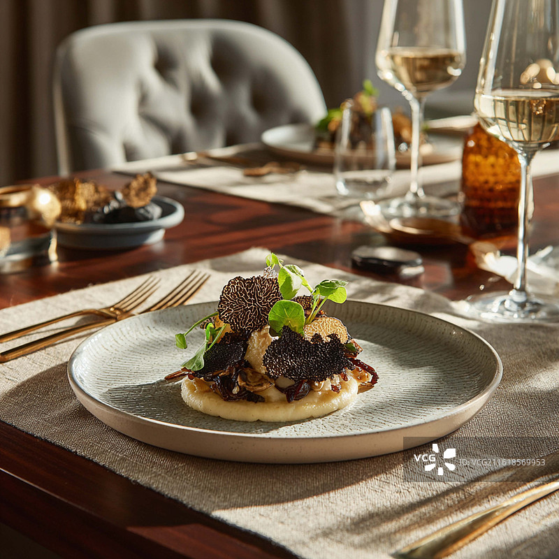 松露奢侈生活方式图片素材