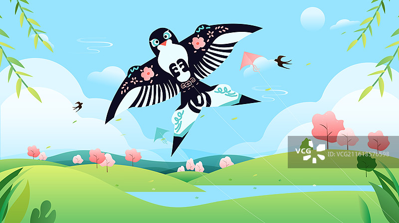 立春风景图片素材