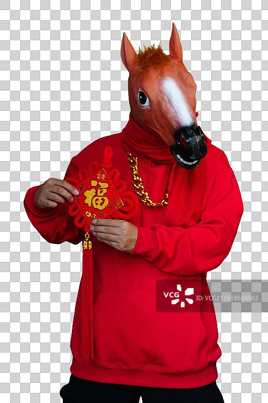 马年 人物 设计 点缀 元素 拜年 拱手作揖图片素材