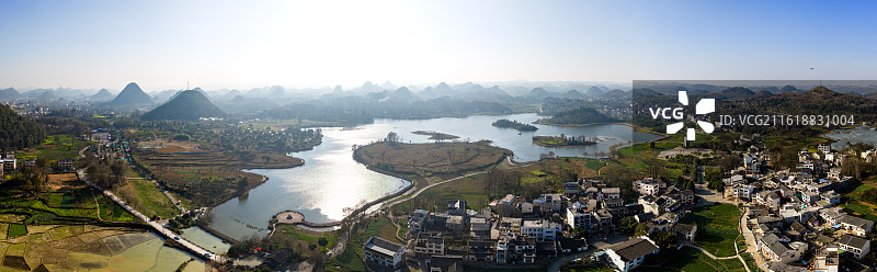 贵州省黔西南布依族苗族自治州贞丰县者相镇三岔河景区图片素材