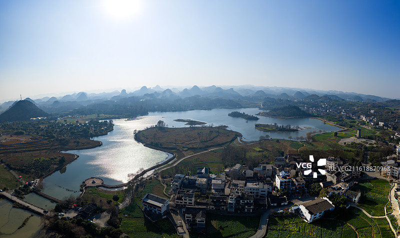 贵州省黔西南布依族苗族自治州贞丰县者相镇三岔河景区图片素材