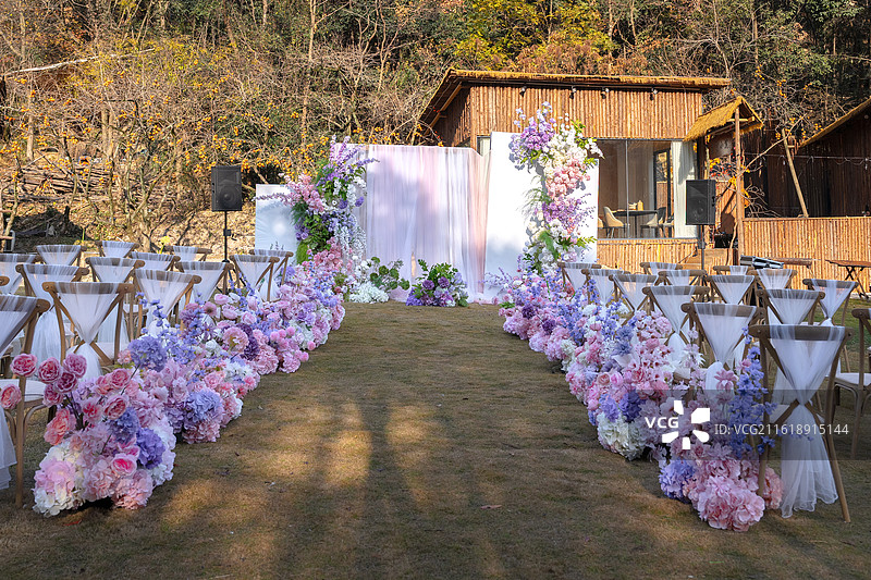 神丽峡户外婚礼场地图片素材
