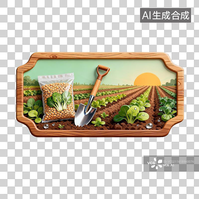 【AI数字艺术】田园农耕元素展示图片素材