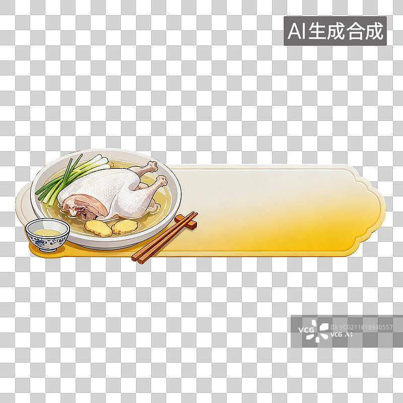 【AI数字艺术】鸡汤美食标题栏图片素材