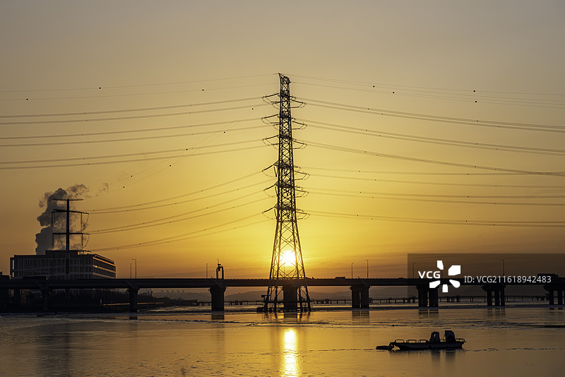 冬日里的晨光图片素材