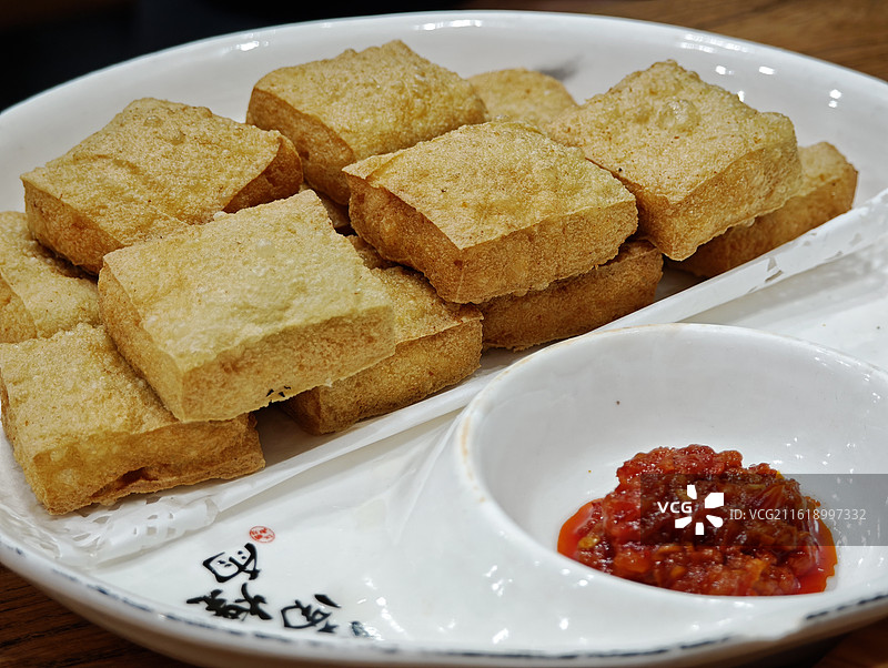 太仓浏河古镇臭豆腐图片素材