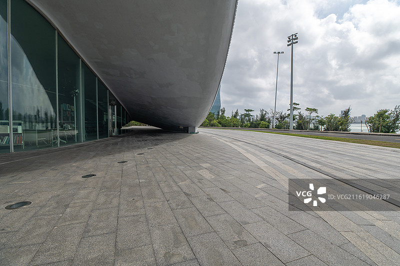 海口湾天空之山风光，中国海南省海口市图片素材