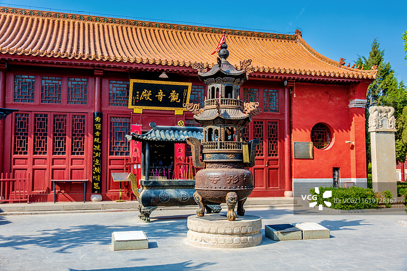 中国河北邢台南宫市普彤寺风光图片素材