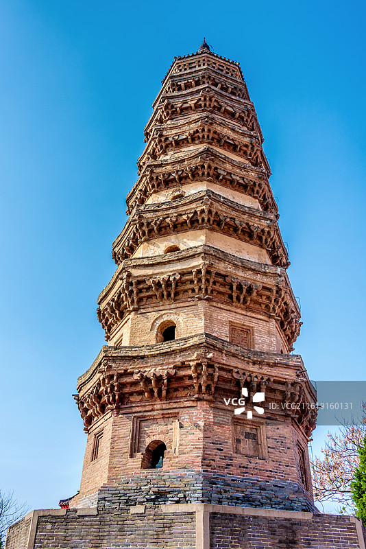 中国河北邢台南宫市普彤寺普彤塔风光图片素材