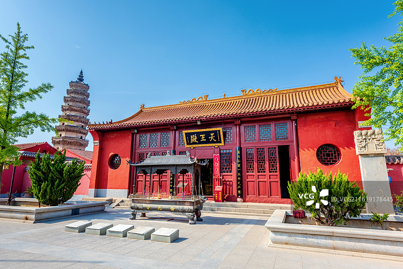 中国河北邢台南宫市普彤寺普彤塔风光图片素材