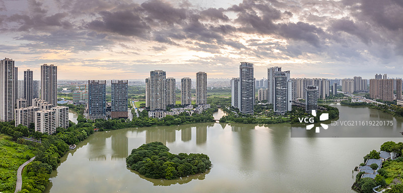 佛山市南庄镇绿岛湖风光图片素材