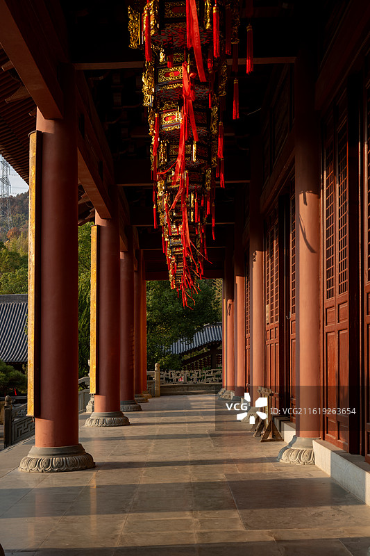 佛教寺庙古建筑摄影图片素材