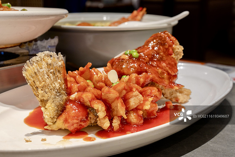 苏州名菜“松鼠桂鱼”图片素材