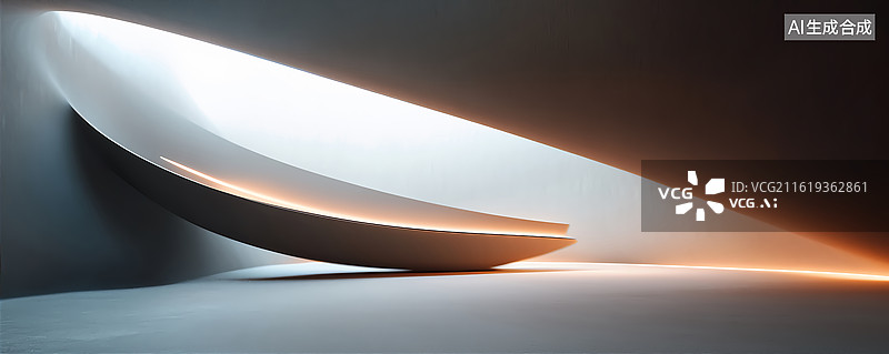 【AI数字艺术】现代户型极简建筑汽车背景图片素材