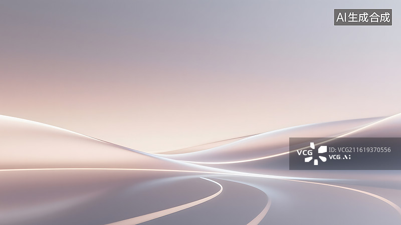 【AI数字艺术】AIGC：科技背景，弯曲波浪线条，曲线，科技概念背景图片素材