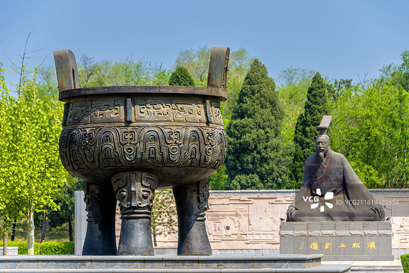 中国河北沧州献县献王陵献王纪念园图片素材
