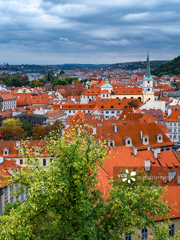 捷克首都布拉格城市风光图片素材
