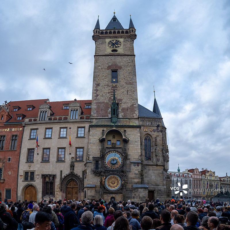 捷克首都布拉格城市风光图片素材