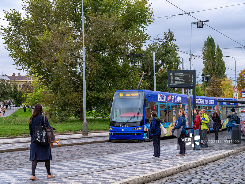 捷克首都布拉格城市风光图片素材