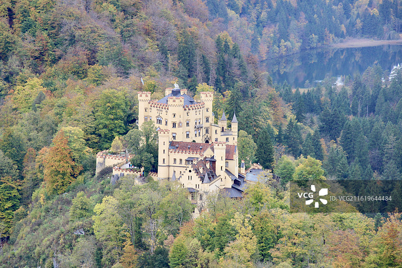 德国巴伐利亚州高天鹅堡图片素材