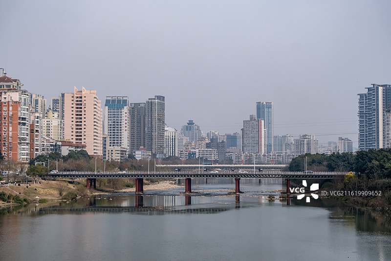 中国四川省绵阳市城市各种角度景观图片图片素材