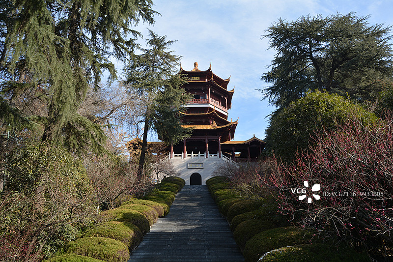 南京雨花台雨花阁图片素材
