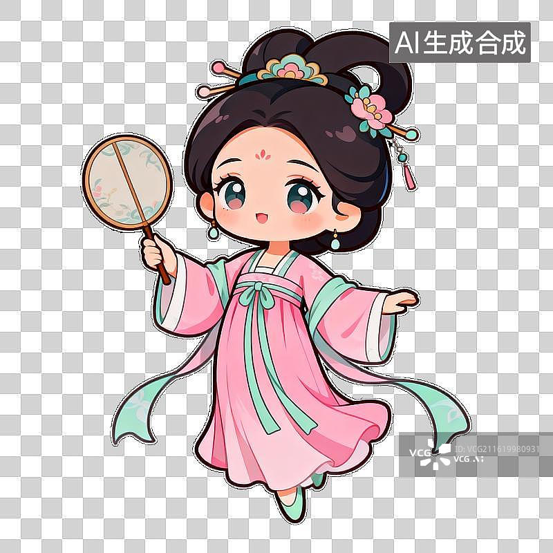 【AI数字艺术】貂蝉图片素材