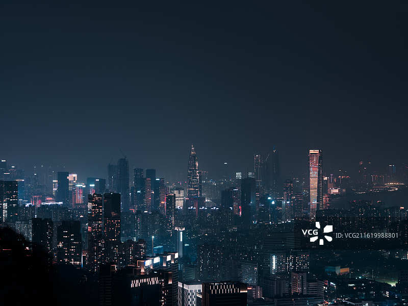 深圳市南山区粤港澳大湾区夜景图片素材