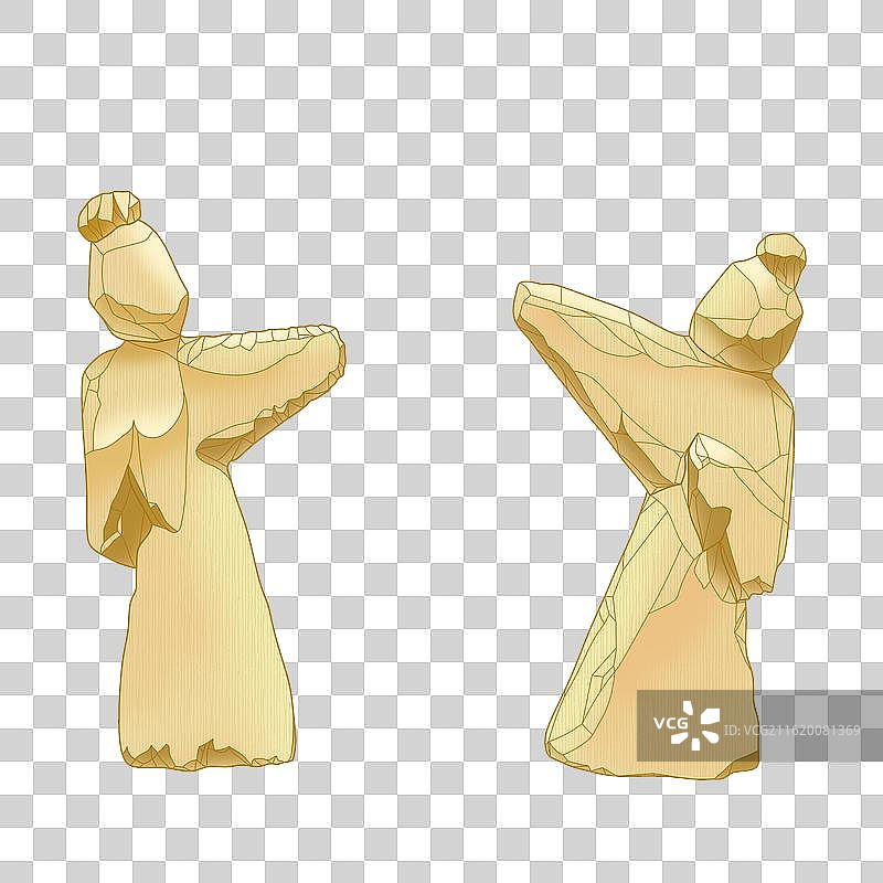 甘肃省博物馆木舞俑图片素材