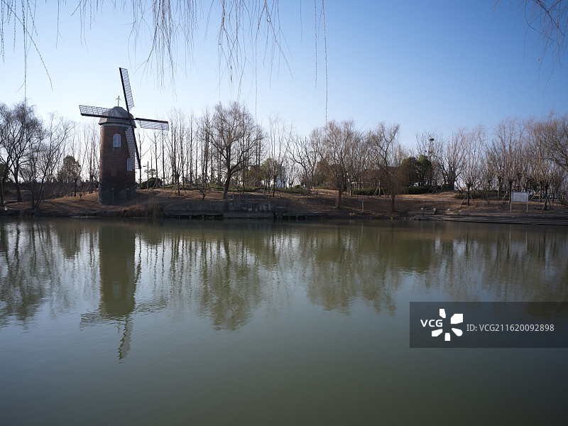 古邗沟遗迹风光·扬州市广陵区图片素材