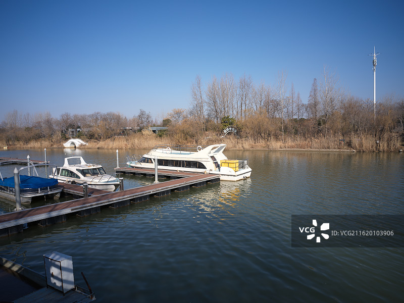 古邗沟遗迹风光·扬州市广陵区图片素材