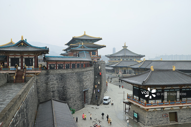 襄阳唐城 襄阳唐城影视基地 襄阳影视城图片素材