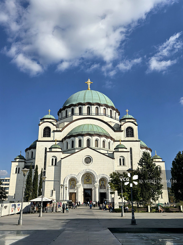 圣萨瓦大教堂图片素材