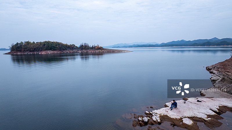 千岛湖  航拍图片素材