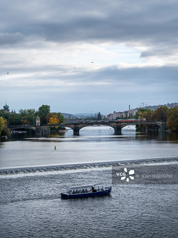 捷克首都布拉格城市风光图片素材