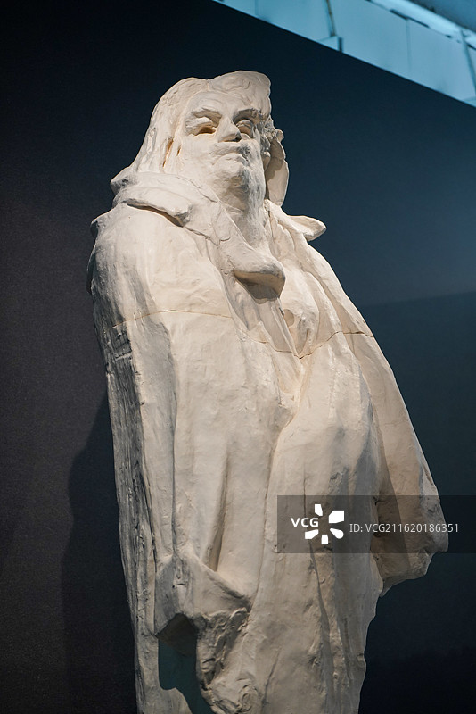 上海 罗丹艺术中心 罗丹 奥古斯特·罗丹 《巴尔扎克》 青铜图片素材