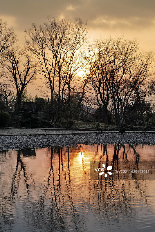 无锡拈花湾 夕阳图片素材