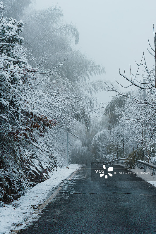 雪中同盘顶图片素材