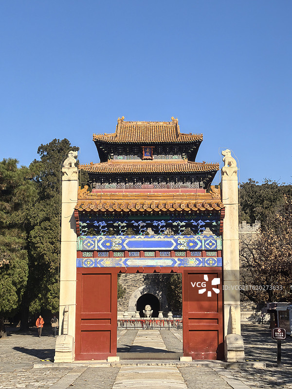 明长陵方城明楼图片素材