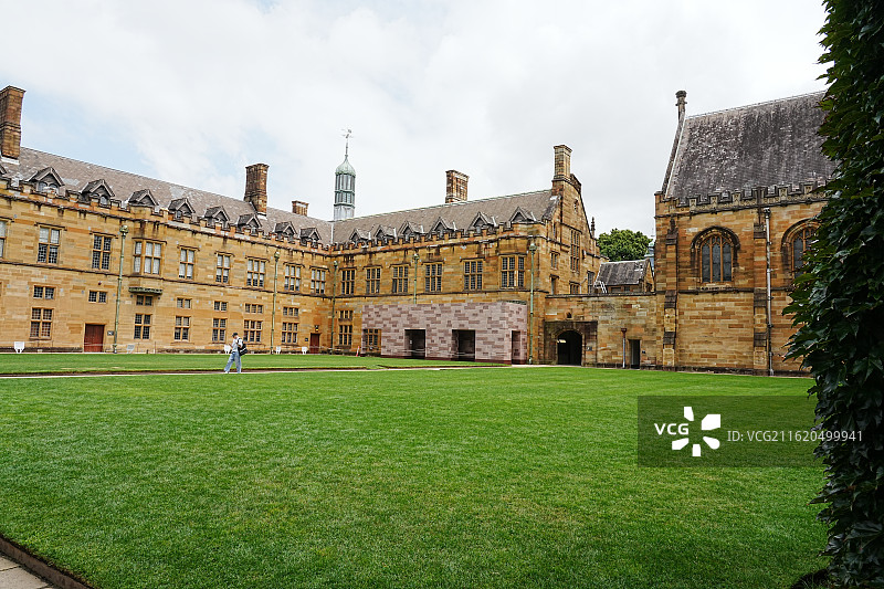悉尼大学方庭图片素材