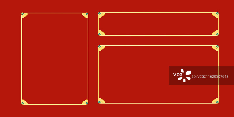 中式边框图片素材