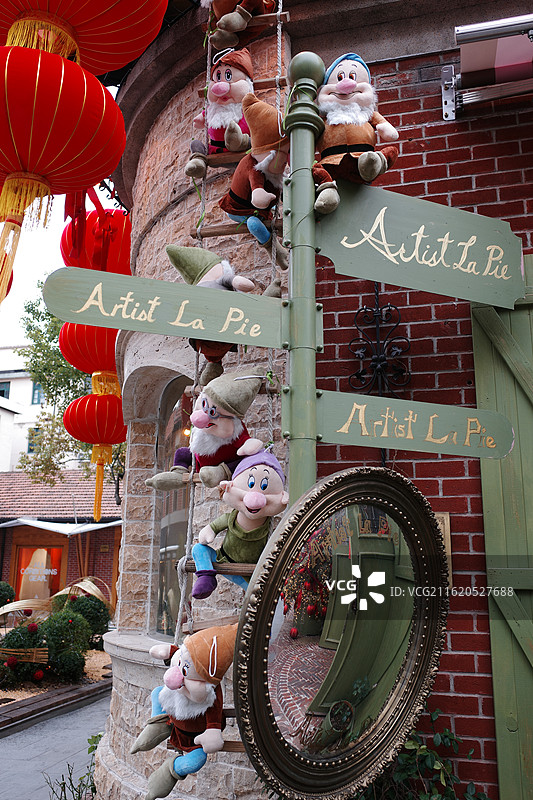 上海愚园路风貌区背景图片素材