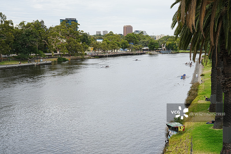 墨尔本雅拉河图片素材