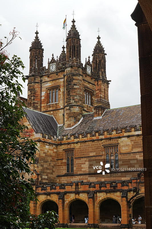 悉尼大学方庭图片素材