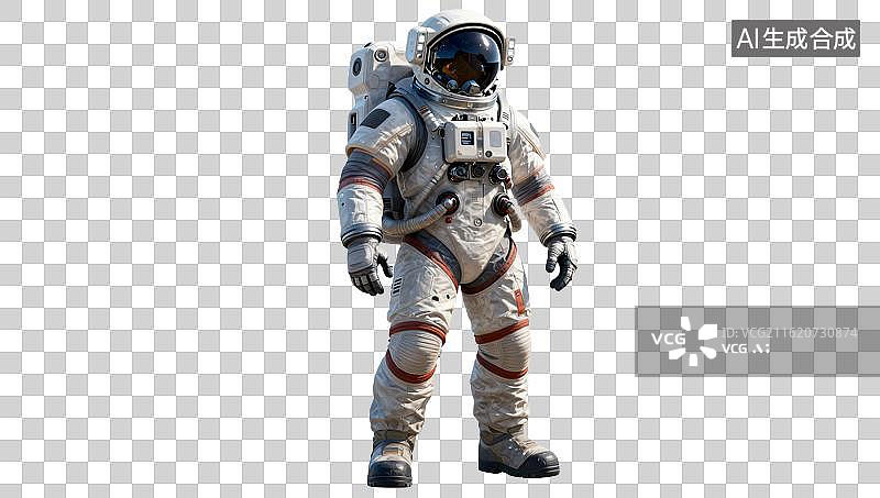 【AI数字艺术】未来宇航员在星际探索中图片素材