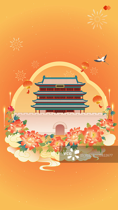 山西太原五一广场首义门 新年春节节日古建筑城市地标喜庆海报图片素材