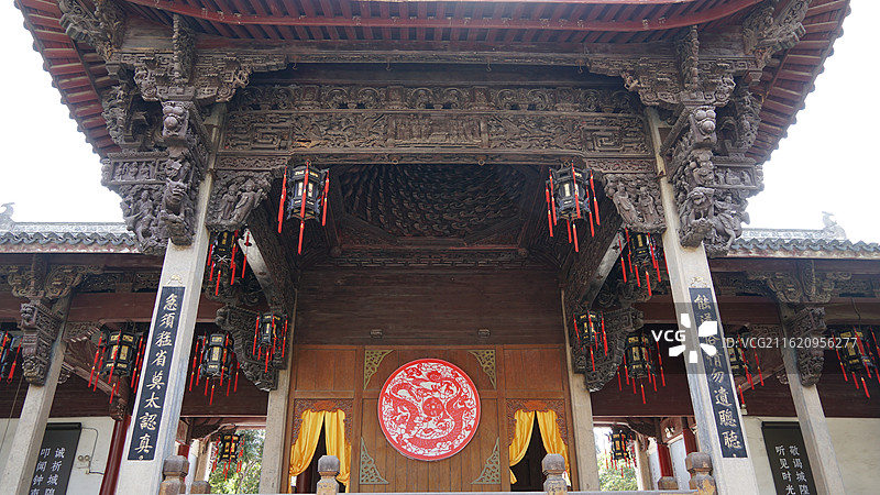 浙江省金华市 金华府城隍庙图片素材