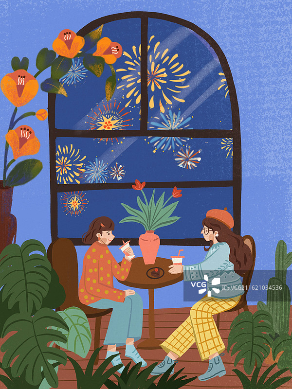 闺蜜聊天的日子图片素材